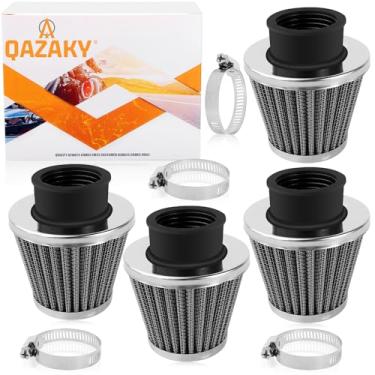 Imagem de QAZAKY 4 peças Universal 35 mm Filtro de Ar 50cc 70cc 90cc 110cc 125cc Motocicleta ATV Quad Scooter Go Kart Ciclomotor Pit Dirt Racing Super Pocket Bike CRF50 CRF70 CRF90 XR50 XR70 XR90 Baja TaoTao