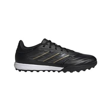 Imagem de adidas Tênis unissex adulto Copa Pure Ii League Turf, Preto/carbono/dourado metálico, 13 Women/12 Men