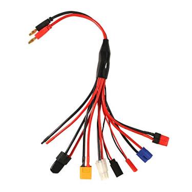 Imagem de RC Lipo Battery Charger Adapter Connector Splitter Wire 8 in 1 Octopus Convert Cable to 4.0mm Banana Plug Lead Wire for TRX, T-Plug, Futaba, XT60, EC3, JST, Tamiya, XT60, T- Dean