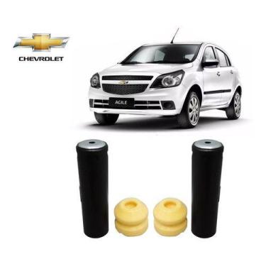 Imagem de 2 Kit Do Amortecedor Traseiro Batente Coifa Gm Chevrolet Agile 2009 20
