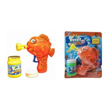 Imagem de Lança Bolhas De Sabão Peixe Laranja Com Luz Company Kids
