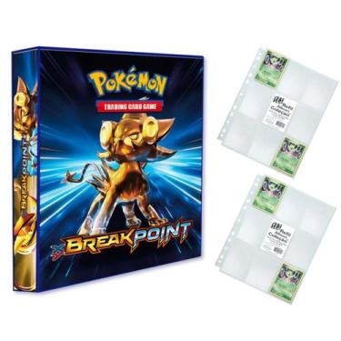 Imagem de Álbum Pasta Fichário Pokemon com 20 Folhas YES 9 Bolsos XY Break Point
