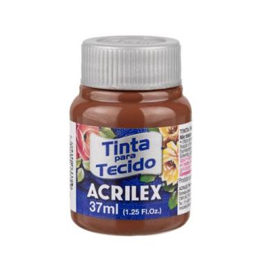 Imagem de Tinta Para Tecido 37 ML Acrilex Fosca Pintura Artesanato - Metallica A