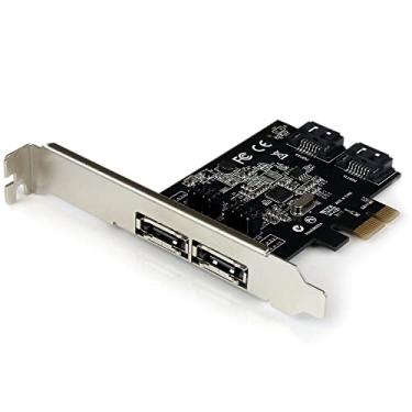 Imagem de StarTech. Placa controladora PCI Express SATA de 6 Gbps com 2 portas - Placa PCIe SATA III de duas portas - 2 entradas/2 saídas - SATA III 6Gbps (PEXESAT322I)