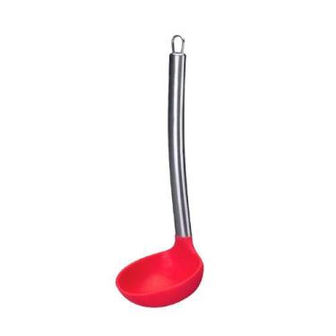 Imagem de Concha Silicone Com Cabo Inox Art House Acessório de Cozinha