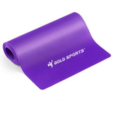 Imagem de Faixa Elástica Gold Sports Polaris, Laranja, Único