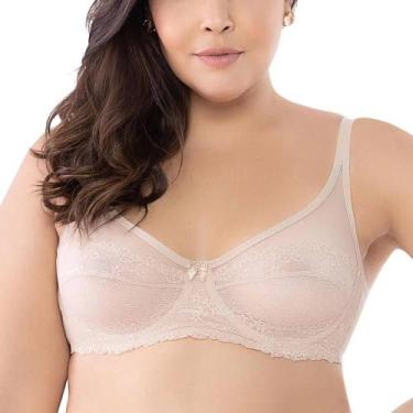 Imagem de Sutiã com Renda DelRio 42040, 48, Areia