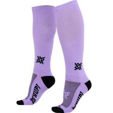 Imagem de Meia Longa HUPI Roxo Liso, Roxo