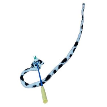 Imagem de Brinquedos para gatos Cobrinha marionete com e sem led - Romã Atacado
