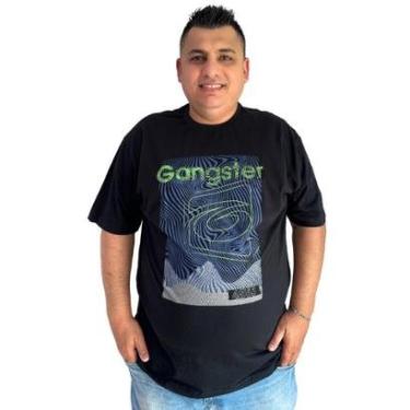 Imagem de Camiseta Masculina Gangster Moda Plus Size Tamanho Grande-Masculino