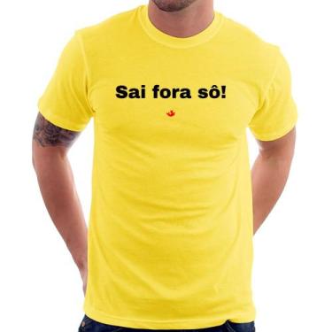 Imagem de Camiseta Sai fora sô! - Foca na Moda, Amarelo, G