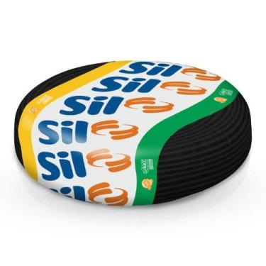 Imagem de Cabo Flexível Sil 2,5mm Rolo 100mts Preto - FIO E CABOS ELETRICOS