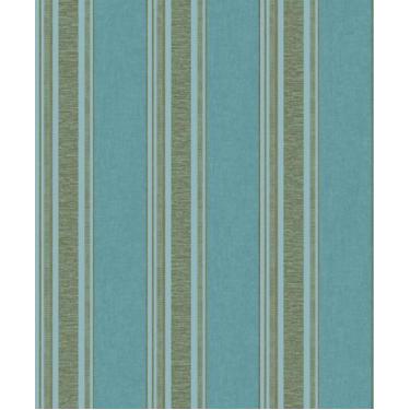 Imagem de Papel De Parede Vinílico Evolux 10mx53 cm  Listrado Azul