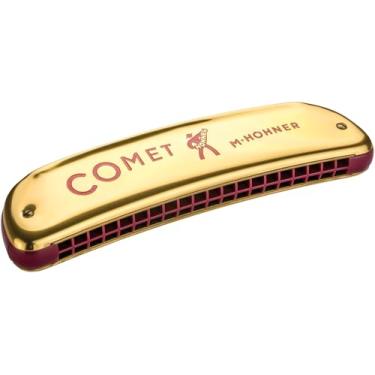 Imagem de Hohner Gaita 2504/40 °C Harmônica Hohner Comet 40 Octave Vermelha