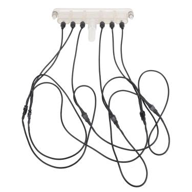 Imagem de Bocal de Cortina de água Em Cascata RGB, 12V LED Fonte de Cachoeira Bocal de Cachoeira de Jardim Piscina Saída de Cachoeira para Lagoa Fishpond