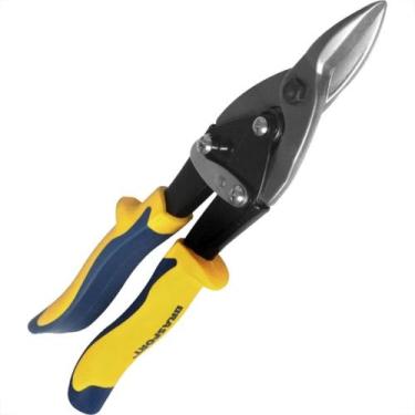 Imagem de Tesoura Funileiro Brasfort 10'' Profissional Esquerda 8059 - BRASFORT 