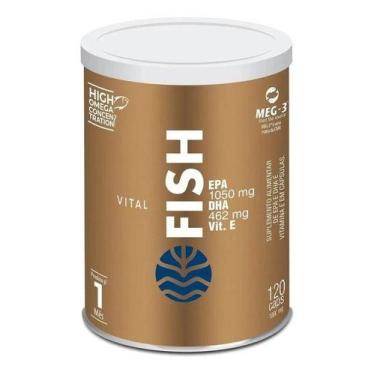Imagem de Vital Fish Ômega 3 Epa + Dha + Vitamina E 120 Caps Vital - Vital Atman