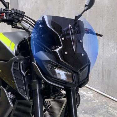 Imagem de Midimttop Adequado para YA-MA-HA MT-09 FZ-09 MT09 FZ09 MT 09 FZ 09 Accessoires 2017 2018 2019 2020 Para-brisas de Motocicleta Carenagem Frontal Para-brisas Capa Defletor de Vento (moke)