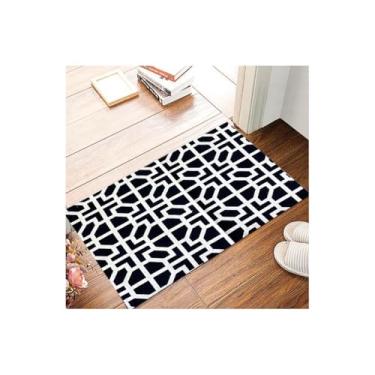 Imagem de Tapete Capacho de Entrada 45x65cm – Modelo “Bem-Vindo” com Base Antiderrapante | Elegância, Segurança e Estilo para Sua Porta