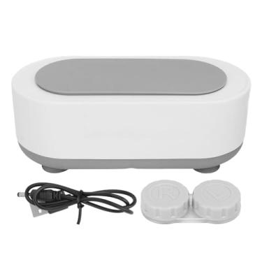 Imagem de Máquina de Limpeza de Ultrassom, Limpador de Jóias Multifuncionais Mini Ferramenta de Limpeza de Anel de óvula Recarregável para óculos, Jóias, Faixas de Relógio, Brinquedos,
