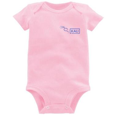 Imagem de Body Bebê Kali Linux - Foca na Moda, Rosa bebê, P