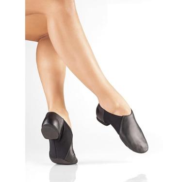 Imagem de Botinha Jazz em Couro c/Stretch Só Dança F56, Preto, C, 35