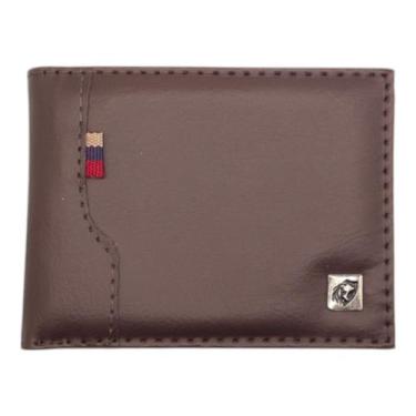 Imagem de Carteira Masculina com Flip, material sintético e Proteção RFID - Prát
