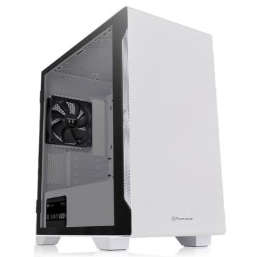 Imagem de Gabinete Thermaltake S100 TG Glass Snow MicroATX Vidro Temperado USB C/Fonte 600w C/1 Fan Branco