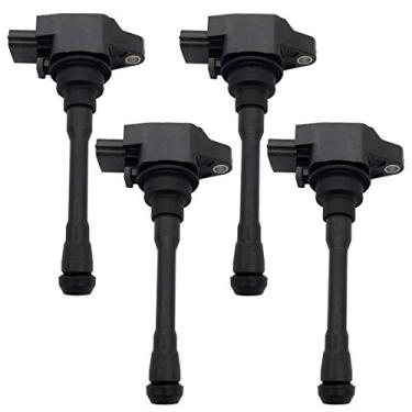 Imagem de Bobinas de ignição GERMBAN 22448-1KT0A conjunto de 4 peças para Nissan Altima Cube Murano Sentra Rogue NV200 Pathfinder Versa 1.8L 2.0L 2.5L, para Infiniti FX50 M56 Q70 QX60 QX70 2.5L 5.0L 5.6L C1838 UF708