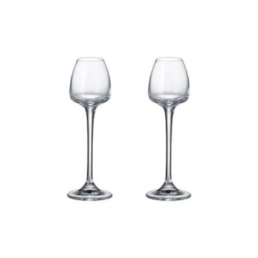 Imagem de Taça De Cristal Bohemia Para Licor 70 ml Anser 2 Peças - Bohemia Cryst