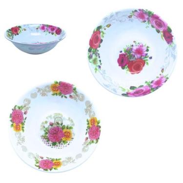 Imagem de 10 Tigelas Cumbuca Melamina Decorada Caldo Sorvete 700ml - Cascavel