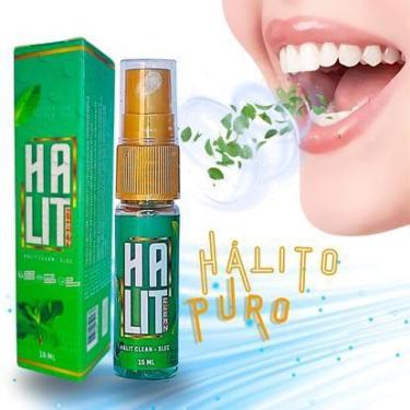 Imagem de Spray Bucal para Halitose Mau Hálito Halit Clean 1 frasco para 30 dias