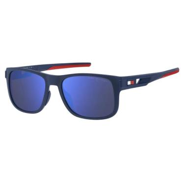 Imagem de Óculos De Sol Solar Tommy Hilfiger 1913S Azul Espelhado  masculino