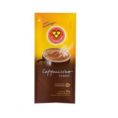 Imagem de Café Solúvel CAPPUCCINO TRÊS CORAÇÕES CLASSIC SACHÊ - 3 Corações