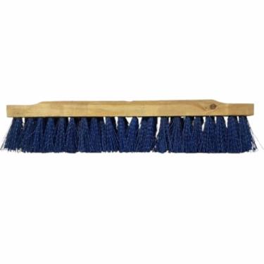 Imagem de Vassourão de Nylon com Base em Madeira, 60 cm, Cerdas Azuis