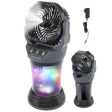 Imagem de TDLOL Ventilador de nebulização portátil para uso externo X65 cinza-preto