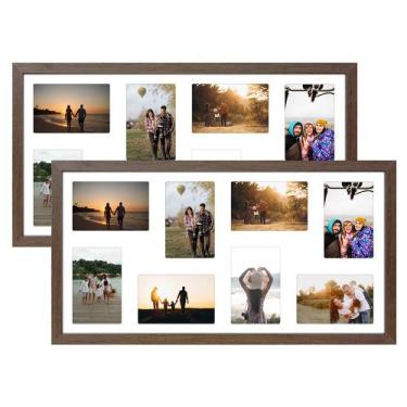 Imagem de Kit 2 Multifoto 16 Fotos 10x15 Porta Retrato de Parede 30x60 - SHD Sol