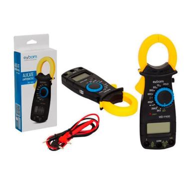 Imagem de Alicate Amperímetro Digital Exbom Md-y400 200a