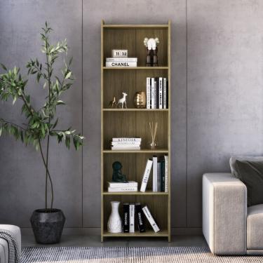 Imagem de Estante Livreiro Com 5 Prateleiras 2328 Carvalho