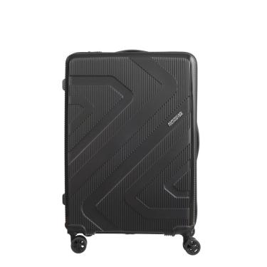Imagem de Mala Grande Polipropileno American Tourister Camboriu Cadeado TSA Rodas 360º Preto G