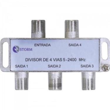 Imagem de Divisor Satélite 1-4 5-2400 Mhz Storm - Pct - 10