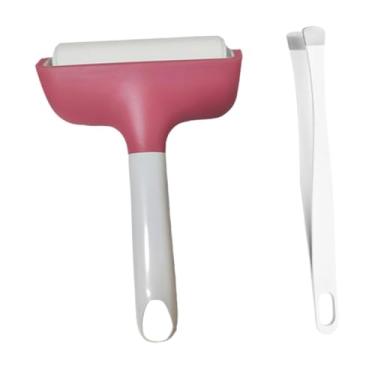 Imagem de rockible Rolo de bris roller de ponta larga tweezer tinta aplicação, Rosa Vermelha