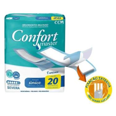 Imagem de Absorvente Geriatrico Confort Master C/ Fita 20 unidades