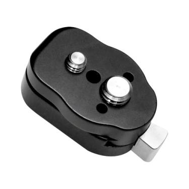 Imagem de Alvin's Cables Kit de mini placa de liberação rápida com parafusos de 9,5 mm para câmera, monitor, tripé, estabilizador, gimbal, monopés, braço mágico, suporte de flash, sistema de placa QR