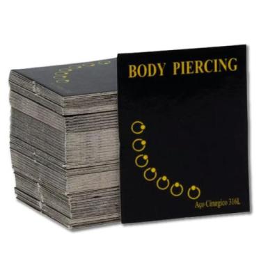 Imagem de Tag Cartelas de Piercing para Studio de Tatuagem 1000 und - Geral