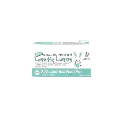 Imagem de Lunatic Lunny Caneta esferográfica fina fina de 0,38 mm de 0,38 mm compatível com XENO feita na Coreia (verde)