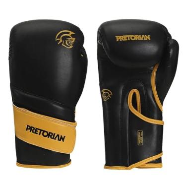 Imagem de Luva de Boxe Muay Thai Kickboxing Elite - Escolha o seu Modelo (PRETO/AMARELO, 12oz)