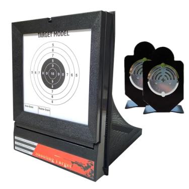 Imagem de Targets for Shooting, Reusable BB & Pellet Guns with Trap Net Catcher, Heavy-Duty Paper Sheets, Stand and Paper Training Target Easy to See Your Shots Land, for Indoor, Outdoor Ranges