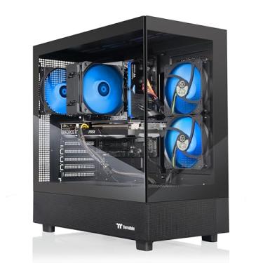 Imagem de Thermaltake LCGS View i1460-170 Desktop para jogos (Intel Core™ i5-14400F, memória ToughRam 16GB DDR5 6000MT/s RGB, NVIDIA GeForce® RTX 5060, 1TB NVMe M.2, WiFi, Windows 11) V17B-B760-560-LCS