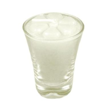 Imagem de Kit 24 velas brancas 7 cm no copinho 12 h decoração festa - Velitas (r